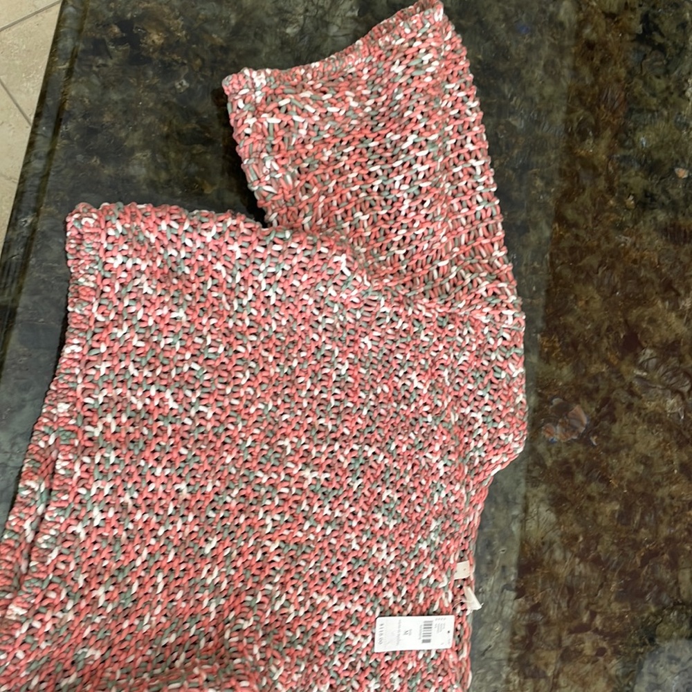 Anthropologie short sleeve Cotton sweater